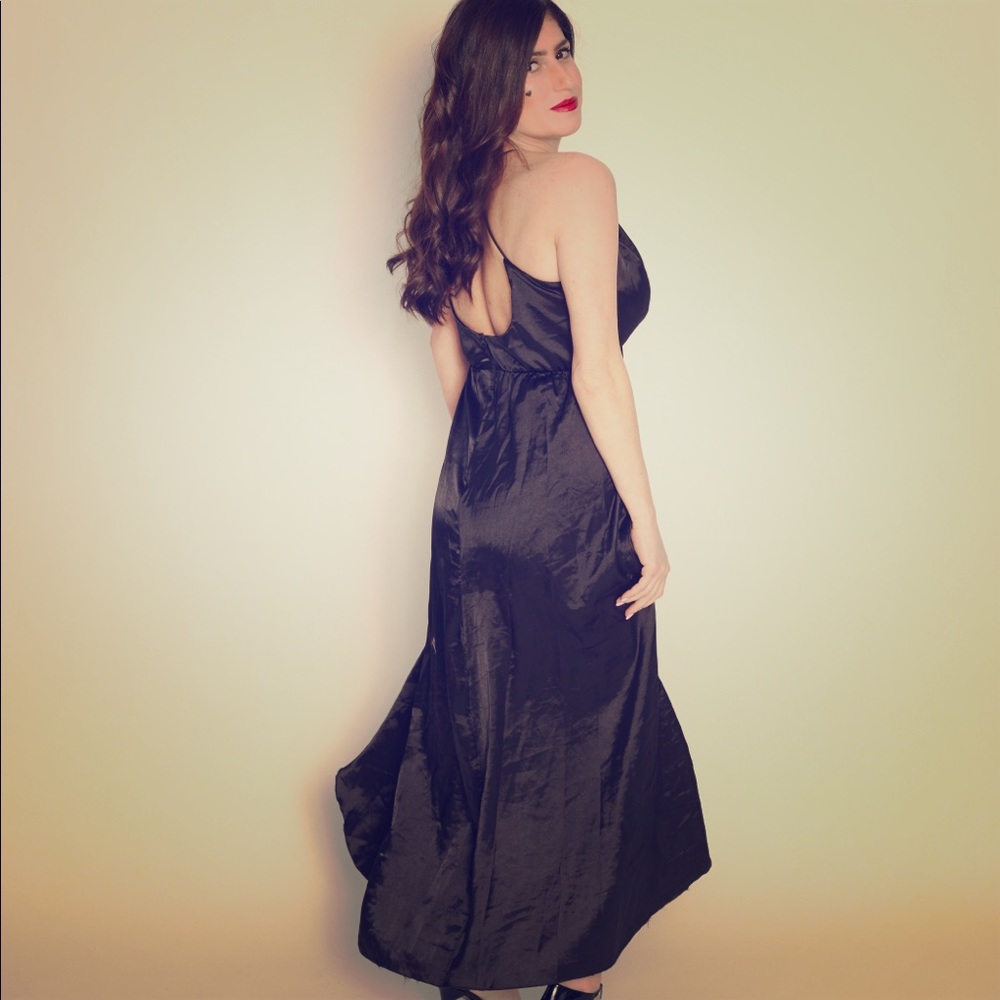 Slip Dress and Matching Floor Length Jacket